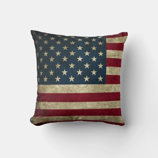 Toekenning aan de  Amerikaanse vlag Kussen (Voorkant)