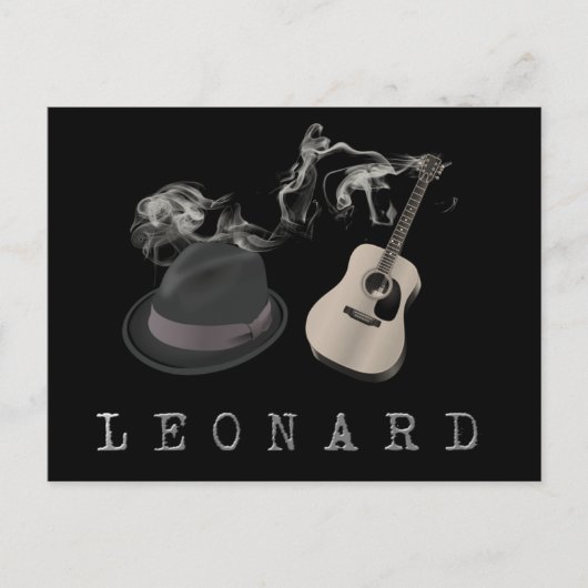 Toekenning aan Leonard Briefkaart (Voorkant)