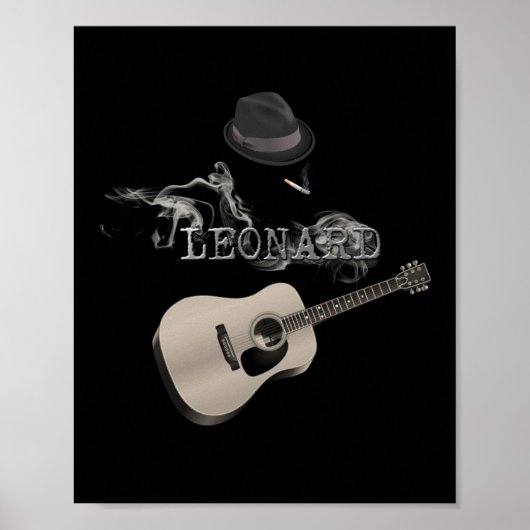 Toekenning aan Leonard sigaret Poster (Voorkant)