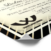 Toekenning van een certificaat van uitmuntende wer poster (Hoek)