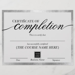 Toekenning van een certificaat van voltooiing Silv