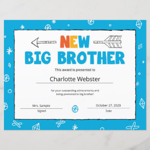 Toekenning van een nieuw broeder certificaat