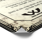 Toekenning van het bewijs van waardering van het p poster (Hoek)