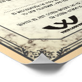 Toekenning van het bewijs van waardering van het p poster (Hoek)