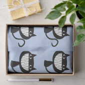 TOEKENNING VAN ILLUSTRATIE VAN CAT-PATROON TISSUEPAPIER (Geschenk)