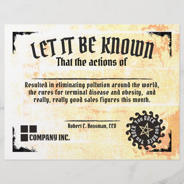 Toekenning van werkcertificaat voor topaanbiedinge (Voorkant)