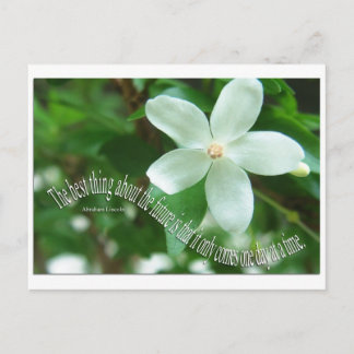 Toekomst, één dag per keer, Briefkaart