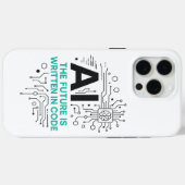 Toekomst geschreven in code Hoesje | Tech Destiny- (Achterkant (horizontaal))