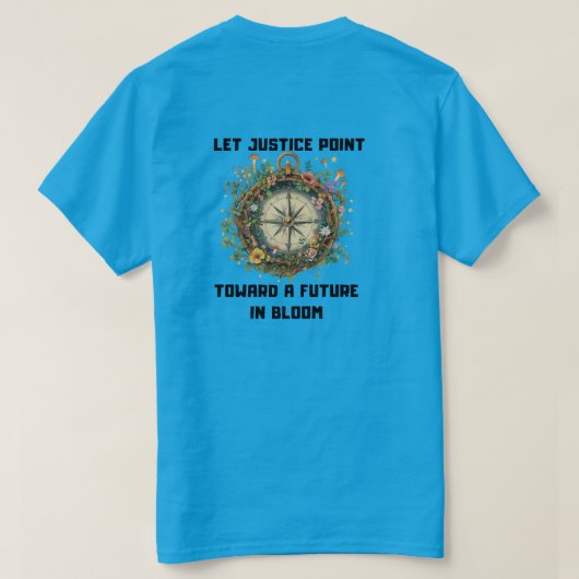 Toekomst in Bloei T-shirt (Design achterkant)
