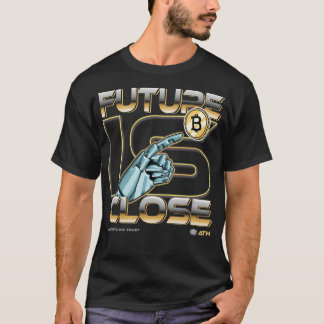 Toekomst is bittere crypto - munt kunstmatige int t-shirt