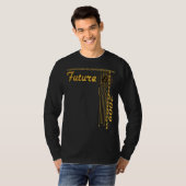 Toekomst is crypto - cryptovalhandel btc - code B T-shirt (Voorkant volledig)