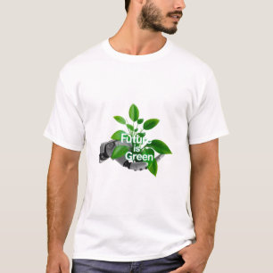 Toekomst is Groen: Milieuvriendelijke Robot T-shirt