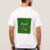Toekomst is groen t-shirt (Achterkant)