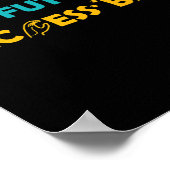 Toekomst is toegankelijk braille Amerikaanse gebar Poster (Hoek)