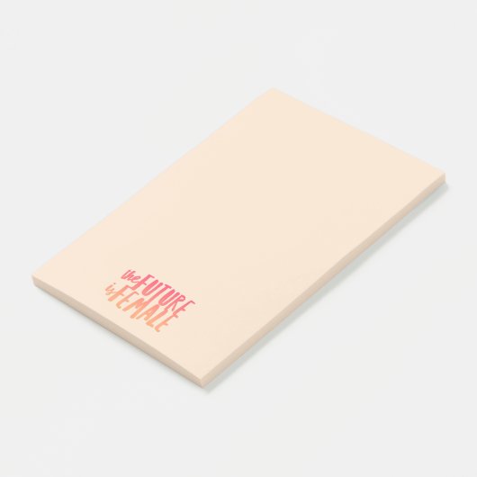 Toekomst is Vrouw Post-IT Opmerkingen Post-it® Notes (Schuin)