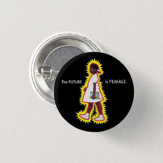 Toekomst is Vrouw Ruby Bridges Button (Voorkant /achterkant)