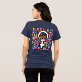 Toekomst is Vrouw Tri-Blend Shirt (Achterkant volledig)
