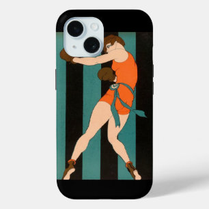 Toekomst is Vrouwelijke Krachtige Boksen Beeldmate iPhone 15 Case