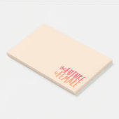 Toekomst is Vrouwelijke Post-It-notities Post-it® Notes (Schuin)