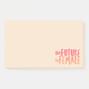 Toekomst is Vrouwelijke Post-It-notities Post-it® Notes