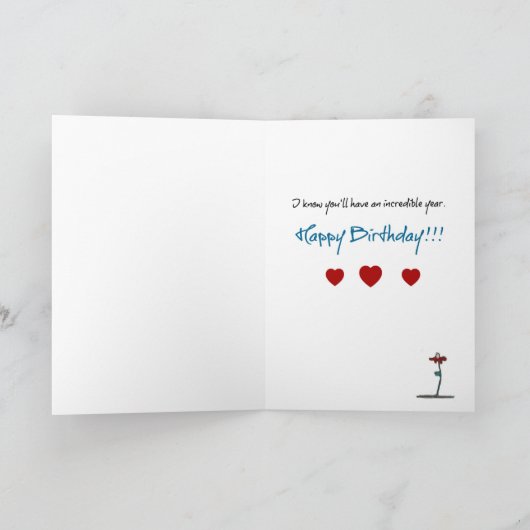 Toekomst - Kaart van Birthday (Binnen)