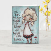 Toekomst - Kaart van Birthday (Gele Bloem)