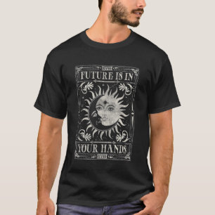 Toekomst ligt in je handen Sun en Moon tarot stijl T-shirt