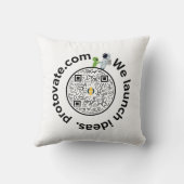 Toekomst met AI Comics Kussen (Achterkant)