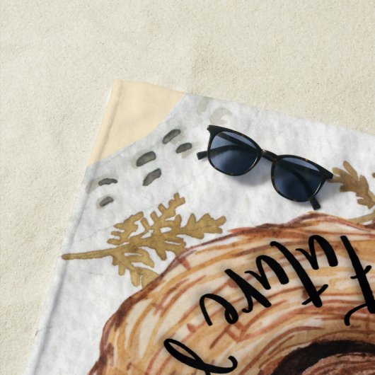 Toekomst mevrouw Bachelorette Weekend Tropical Strandlaken (In situ)