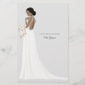 Toekomst mevrouw Bride - Hartelijk dank Briefpapier (Voorkant)