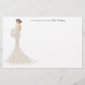 Toekomst mevrouw Bride - Hartelijk dank Briefpapier (Voorkant)