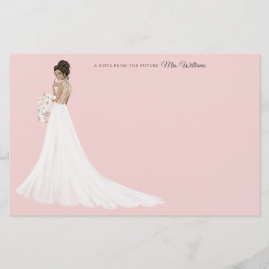 Toekomst mevrouw Bride - Hartelijk dank Briefpapier (Voorkant)