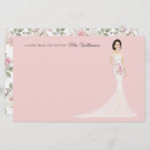 Toekomst mevrouw Bride - Hartelijk dank Briefpapier (Voorkant / Achterkant)