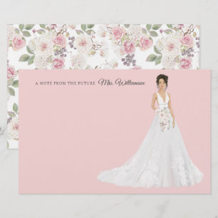 Toekomst mevrouw Bride - Hartelijk dank Briefpapier