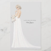 Toekomst mevrouw Bride - Hartelijk dank Briefpapier (Voorkant)