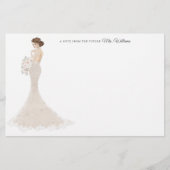 Toekomst mevrouw Bride - Hartelijk dank Briefpapier (Voorkant)