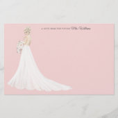 Toekomst mevrouw Bride - Hartelijk dank Briefpapier (Voorkant)