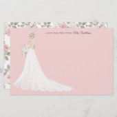 Toekomst mevrouw Bride - Hartelijk dank Briefpapier (Voorkant / Achterkant)