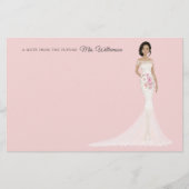 Toekomst mevrouw Bride - Hartelijk dank Briefpapier (Voorkant)