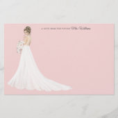 Toekomst mevrouw Bride - Hartelijk dank Briefpapier (Voorkant)