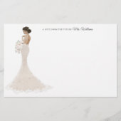 Toekomst mevrouw Bride - Hartelijk dank Briefpapier (Voorkant)