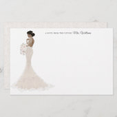 Toekomst mevrouw Bride - Hartelijk dank Briefpapier (Voorkant / Achterkant)