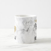 Toekomst mevrouw Gold Heart en Marble Koffiemok (Center)