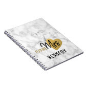 Toekomst mevrouw Gold Heart en Marble Notitieboek (Rechterzijde)