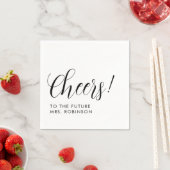 Toekomst mevrouw minimalistisch modern Vrijgezelle Servet (Insitu)