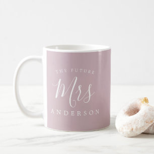 Toekomst mevrouw Paarse Verloving Gift Koffiemok
