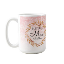 Toekomst mevrouw Roos Gold Pink Glitter Vrijgezell