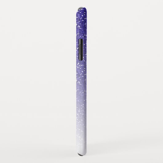 Toekomst mevrouw Royal Blue Glitter Chic Script Br Case-Mate iPhone Case (Achterkant/rechts)