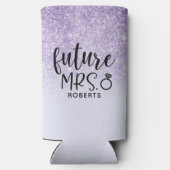 Toekomst mevrouw Vrijgezellenfeest Seltzer Koelbox Seltzer Blikjeskoeler (Achterkant)