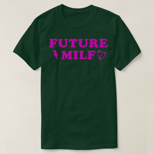 Toekomst milf Grappig T-shirt (Design voorkant)